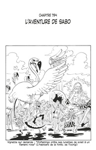 Eiichirô Oda - One Piece édition originale - Chapitre 794 - L'aventure de Sabo.