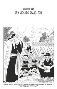 Eiichirô Oda - One Piece édition originale - Chapitre 807 - Dix jours plus tôt.