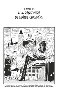 Eiichirô Oda - One Piece édition originale - Chapitre 814 - À la rencontre de maître Chavipère.