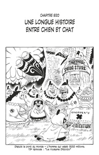Eiichirô Oda - One Piece édition originale - Chapitre 820 - Une longue histoire entre chien et chat.
