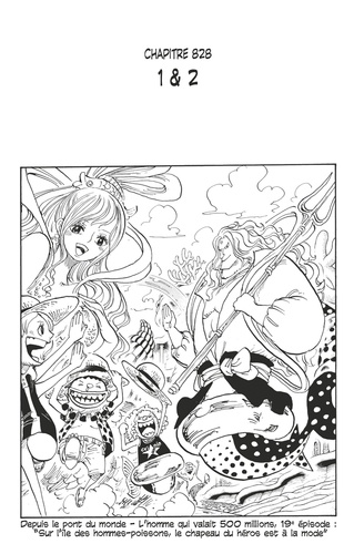 Eiichirô Oda - One Piece édition originale - Chapitre 828 - 1 & 2.
