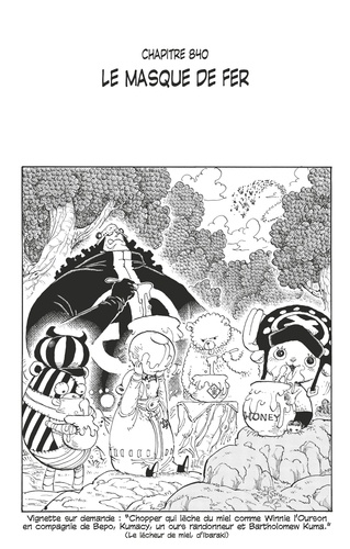 Eiichirô Oda - One Piece édition originale - Chapitre 840 - Le masque de fer.