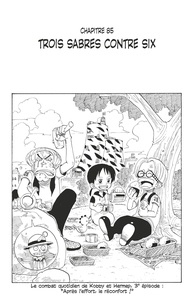 Eiichirô Oda - One Piece édition originale - Chapitre 85 - Trois sabres contre six.