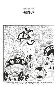 Eiichirô Oda - One Piece édition originale - Chapitre 856 - Menteur.