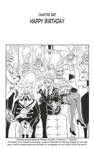 Eiichirô Oda - One Piece édition originale - Chapitre 867 - Happy birthday.