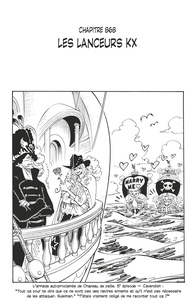 Eiichirô Oda - One Piece édition originale - Chapitre 868 - Les lanceurs KX.