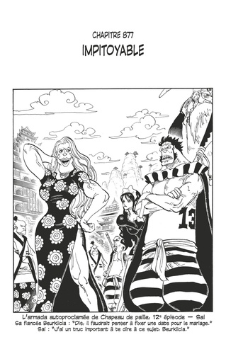 Eiichirô Oda - One Piece édition originale - Chapitre 877 - Impitoyable.
