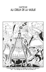 Eiichirô Oda - One Piece édition originale - Chapitre 881 - Au creux de la vague.