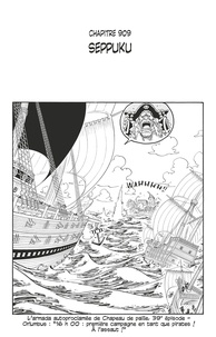 Eiichirô Oda - One Piece édition originale - Chapitre 909 - Seppuku.
