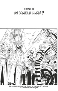 Eiichirô Oda - One Piece édition originale - Chapitre 92 - Un bonheur simple ?.