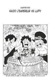 Eiichirô Oda - One Piece édition originale - Chapitre 923 - Kaido l'Empereur VS Luffy.