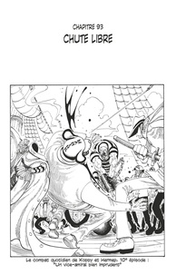 Eiichirô Oda - One Piece édition originale - Chapitre 93 - Chute libre.