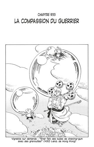 Eiichirô Oda - One Piece édition originale - Chapitre 933 - La compassion du guerrier.