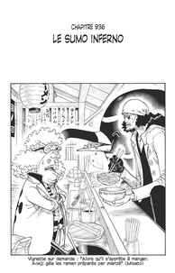 Eiichirô Oda - One Piece édition originale - Chapitre 936 - Le sumo inferno.
