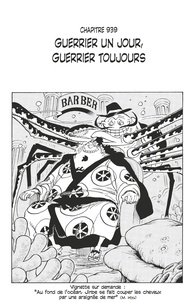 Eiichirô Oda - One Piece édition originale - Chapitre 939 - Guerrier un jour, guerrier toujours.