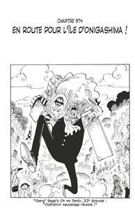 Eiichirô Oda - One Piece édition originale - Chapitre 974 - En route pour l'île d'Onigashima !.