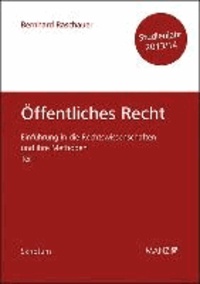 Einführung in die Rechtswissenschaften und ihre Methoden Teil I - Öffentliches Recht - Studienjahr 2013/14.