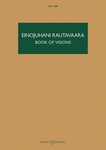 Einojuhani Rautavaara - Hawkes Pocket Scores HPS 1580 : Book of Visions - HPS 1580. orchestra. Partition d'étude..