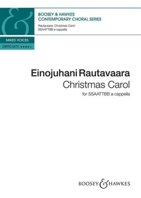 Einojuhani Rautavaara - Contemporary Choral Series  : Christmas Carol - mixed choir (SSAATTBB) a cappella. Partition de chœur..