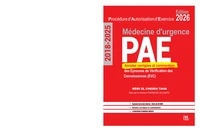 Pae annales corrigees evc medecine d'urgence 2018-2025