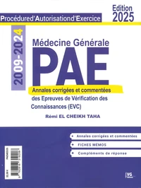 PAE médecine générale 2009-2024