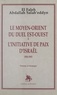 El Faleh Abdallah Salah'eddyn - Le Moyen-Orient du duel Est-Ouest à l'initiative de paix d'Israël : 1950-1993, théorie et stratégie.