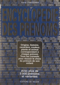Elaine Chastenier - Encyclopédie des prénoms.