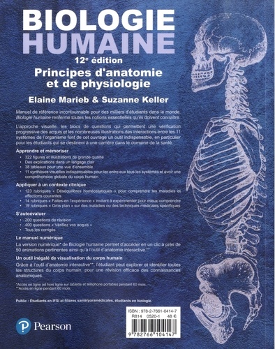 Biologie humaine. Principes d'anatomie et de physiologie 12e édition