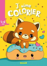 J'aime colorier (Panda Roux)