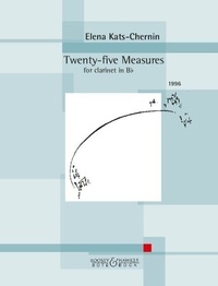 Elena Kats-Chernin - Twenty-five Measures - for clarinet in Bb. clarinet in Bb..