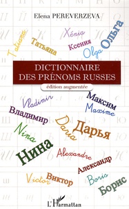 Elena Pereverzeva - Dictionnaire des prénoms russes.