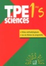 Elena Salgueiro et Catherine Chappaz - Tpe Sciences 1ere S.