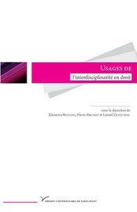 Eleonora Bottini et Pierre Brunet - Usages de l'interdisciplinarité en droit.