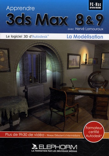 Hervé Lamouroux - Apprendre 3ds Max 8 et 9 - La modélisation, DVD.