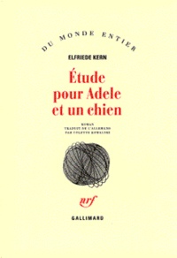 Elfriede Kern - Étude pour Adèle et un chien.
