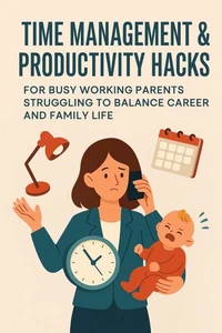 Time Management and Productivity Hacks: Busy working parents struggling to balance career and family life