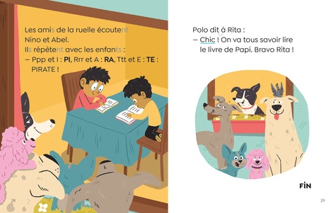 Les amis de la ruelle  Rita sait lire !. Niveau 1 début CP