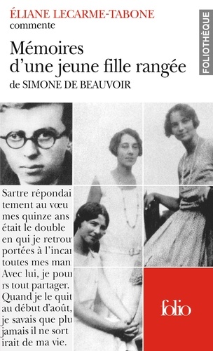 Eliane Lecarme-Tabone - Mémoires d'une jeune fille rangée de Simone de Beauvoir.