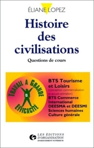 Eliane Lopez - Histoire des civilisations - Questions de cours.
