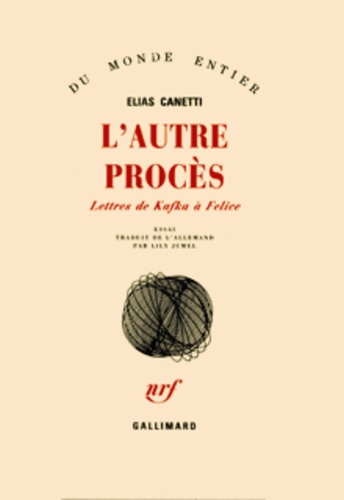 Elias Canetti - L'Autre Proces.