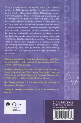 Health Systems Governance in Europe. The Role of European Union Law and Policy