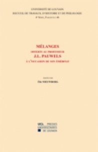 Elie Nieuwborg - Mélanges offerts au professeur J. L. Pauwels à l'occasion de son émeritat - Quatrième série-46.