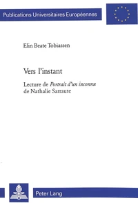 Vers l'instant