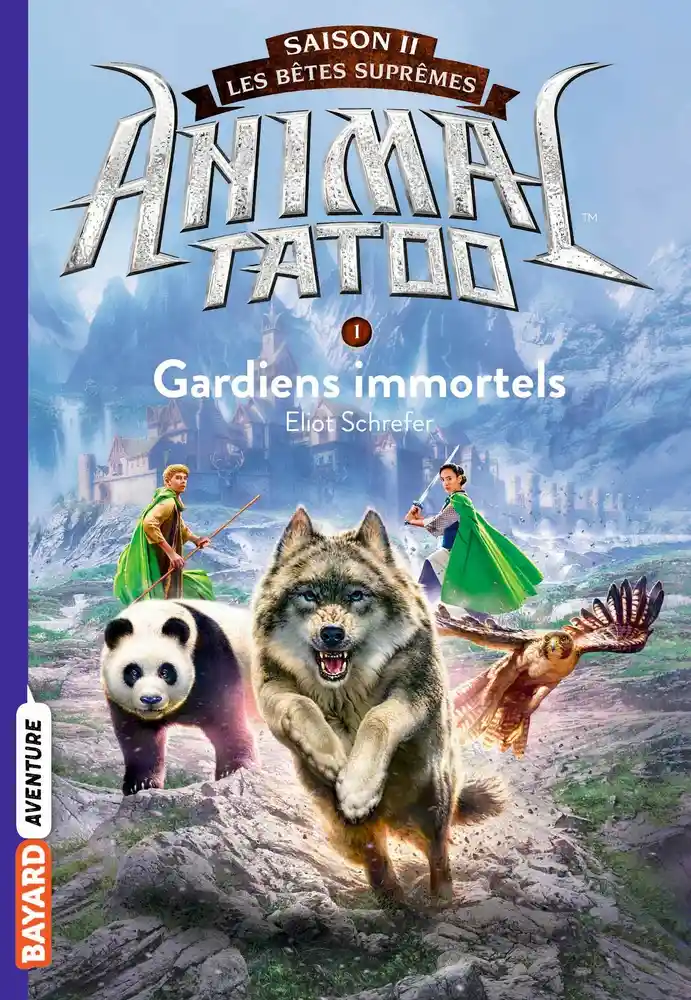 Couverture de Animal Tatoo n° 8 Gardiens immortels
