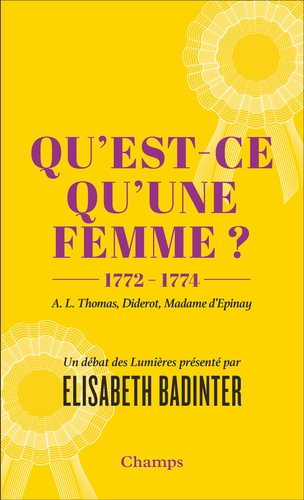 Qu'est-ce qu'une femme ?. (1772-1774)