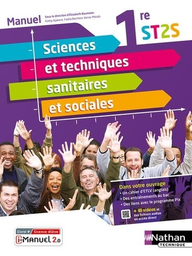 Sciences et techniques sanitaires et sociales 1re ST2S  Edition 2021
