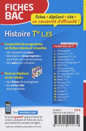 Histoire Tle L, ES