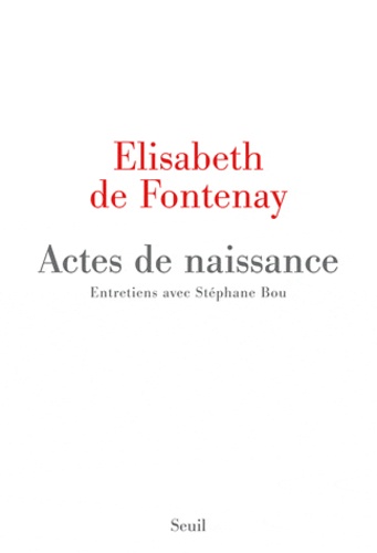 Elisabeth de Fontenay - Actes de naissance.