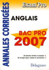 Elisabeth Dubois - Anglais Bac Pro - Annales corrigées.