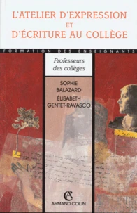 L'atelier d'expression et d'écriture au collège